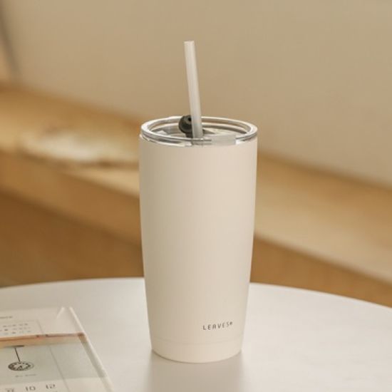리브스 보온보냉 빨대 텀블러 20oz (뚜껑 2종)