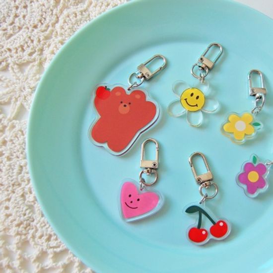 큐트 아크릴 키링