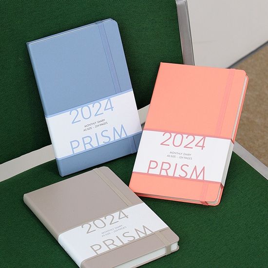 2024 프리즘 A5 먼슬리 다이어리 (날짜형 25절 월간)
