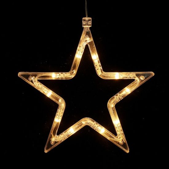 굿라이트 LED 행잉 장식전구 별 흡착식 창문조명