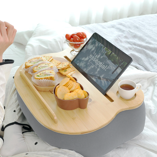 힐링베어 쿠션테이블 프리미엄 3세대 라이트그레이