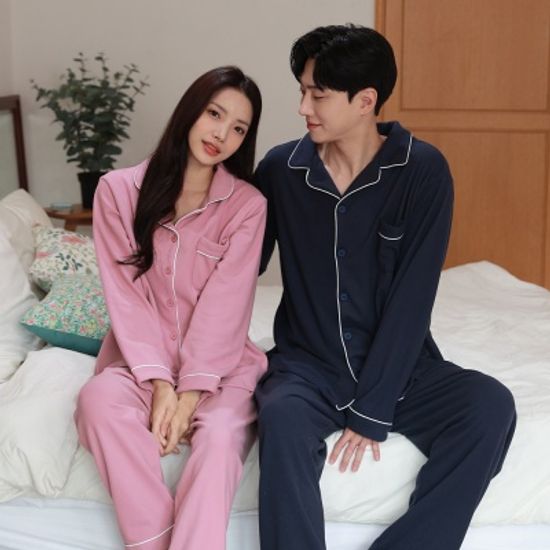 쫀득모찌 겨울 수면 잠옷 극세사 벨벳 파자마