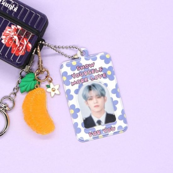 핑크풋 증명사진홀더키링(3EA)