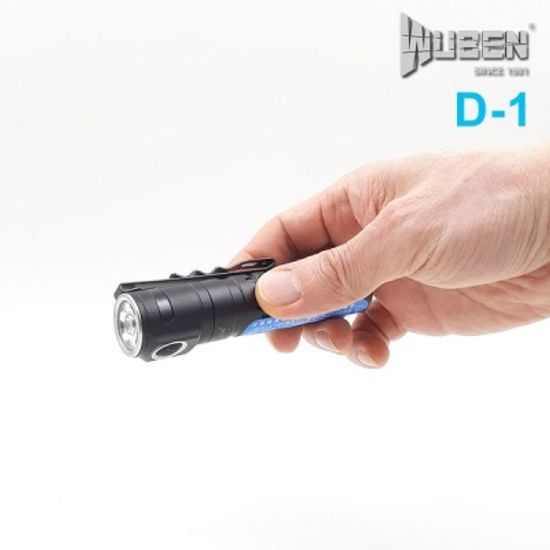 [우벤라이트] D1 초소형 손전등 1100루멘 자석 EDC