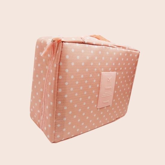 여행용 세면 화장품 도트 파우치(W2AB59E)