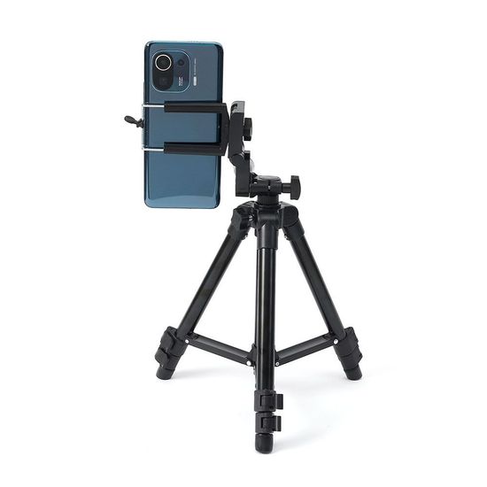 카메라 스마트폰 3단 삼각대65cm 블랙(WE3A479)