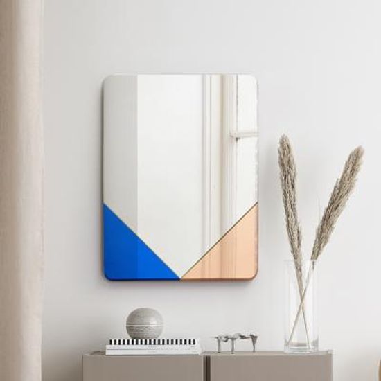 클로이 아트 미러 사각 화장대 인테리어 거울 30X40CM