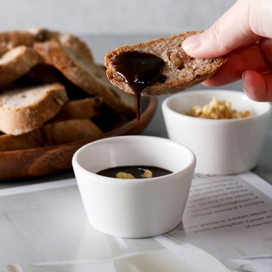 도톰 화이트 도자기 소스볼 소 1p