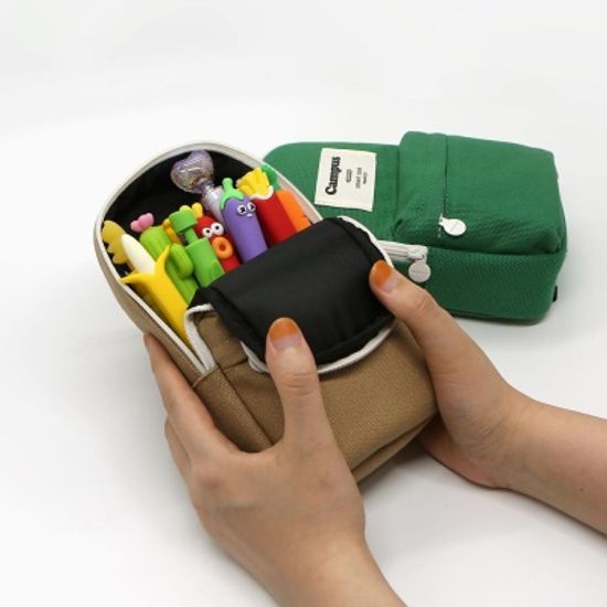 핑크풋 캠퍼스백팩필통