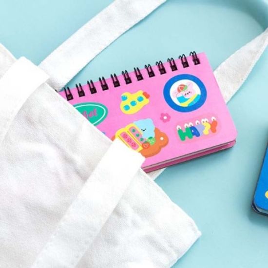 컬러 미니 스케줄 메모장 주간 데일리 노트