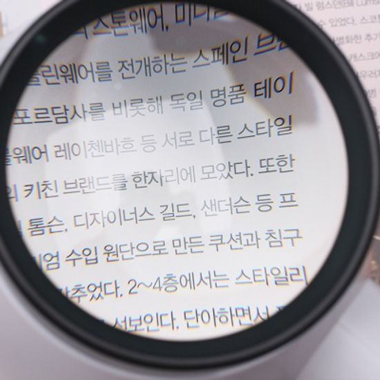 [I.L.K] 이케다 LED조명확대경M-323 (3.5배율)