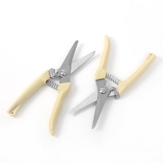 가드닝 전정 전지가위 2p세트(직선) (베이지)