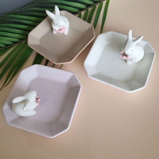 토끼인센스홀더 (팔각무광) + 스틱12SET (120개구성!)