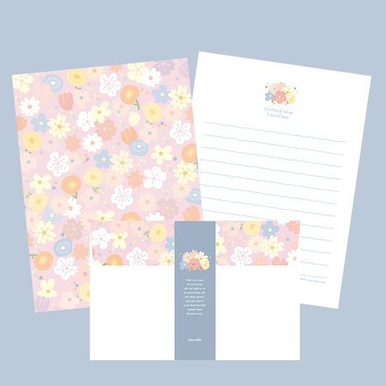 어반플라워 편지지 FL111-2