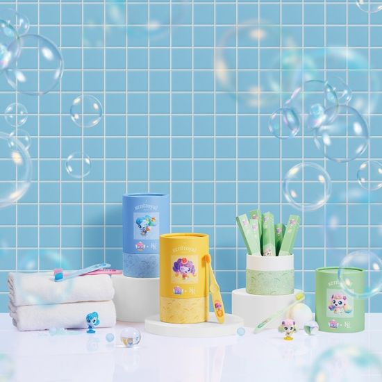 켄트로얄 캐치티니핑 샤샤핑 초미세모키즈칫솔 12개입