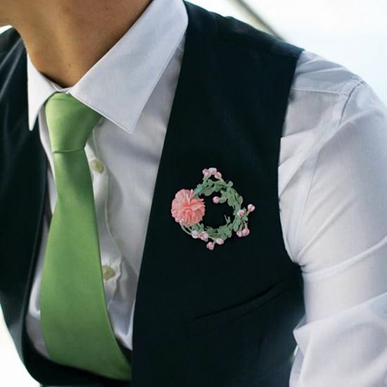 블룸 리스 카네이션 브로치 + 용돈봉투 증정