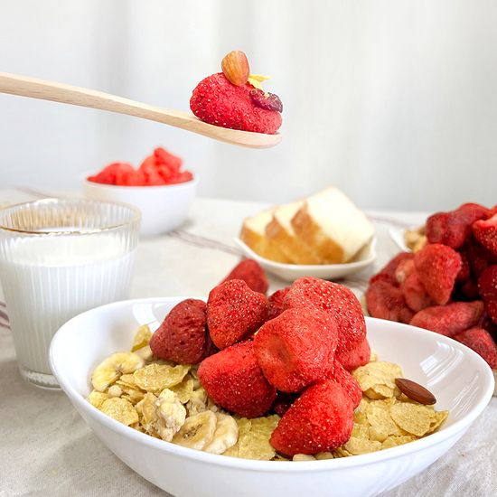 동결건조 과일칩 아기간식 새콤달콤 딸기칩 100g