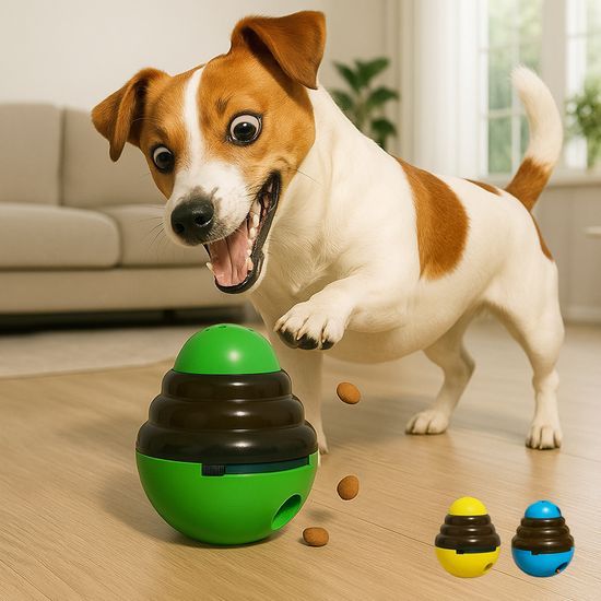 레토 움직이는 오뚝이 스낵볼 강아지 노즈워크 장난감