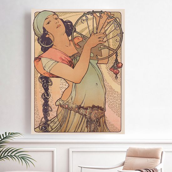 알폰스무하 명화 액자 전시회 그림 거실 인테리어