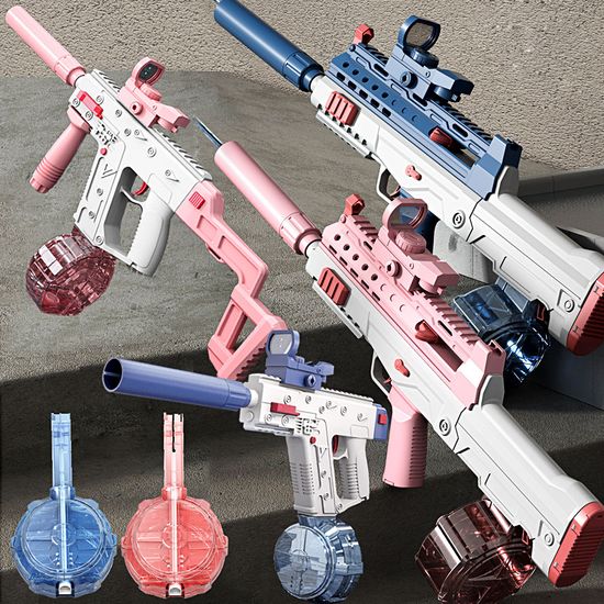 m416 글록 전동 고압 장거리 기관총 물총 고급워터건
