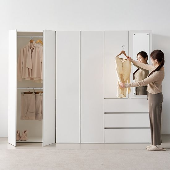 특가 e스마트 라일 키큰장 원룸 안방옷장 옷장