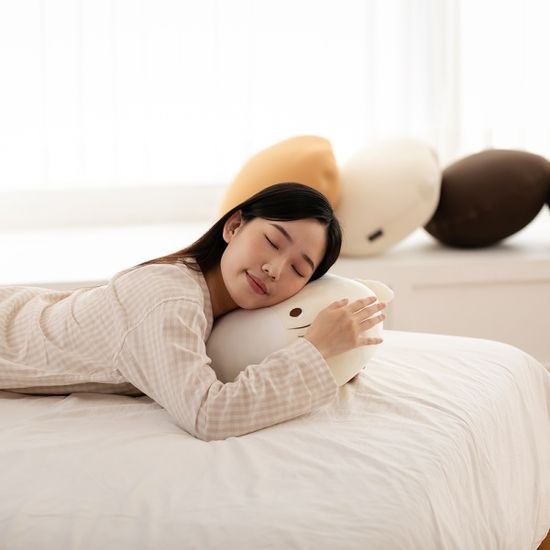 아르셰 심쿵샤크 캐릭터 모찌쿠션 꿀잠 애착인형
