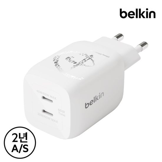 벨킨 디즈니 65W C타입 PD 3.0 충전기 WCH013WH