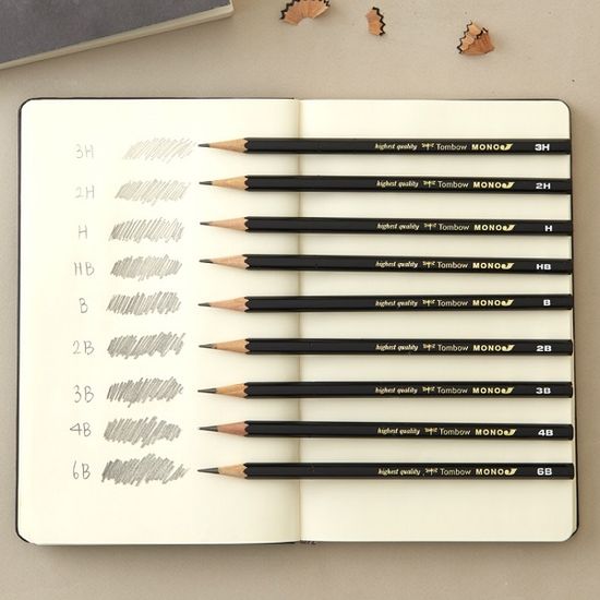 톰보 잠자리의 전설 모노연필 MONO-J 12본 케이스