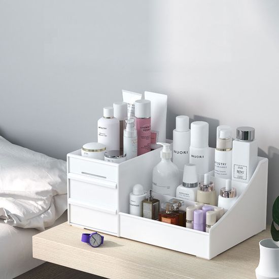 화장대 화장품 파우치 정리함 보관함 정리대 수납장