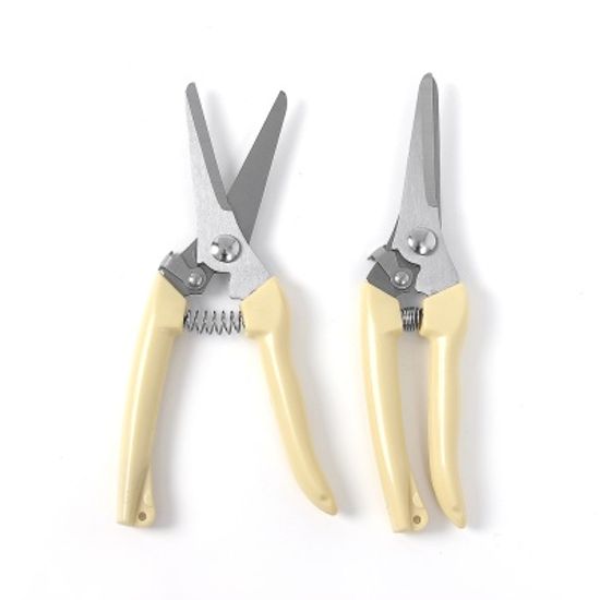 가드닝 전정 전지가위 2p세트(직선) (베이지)