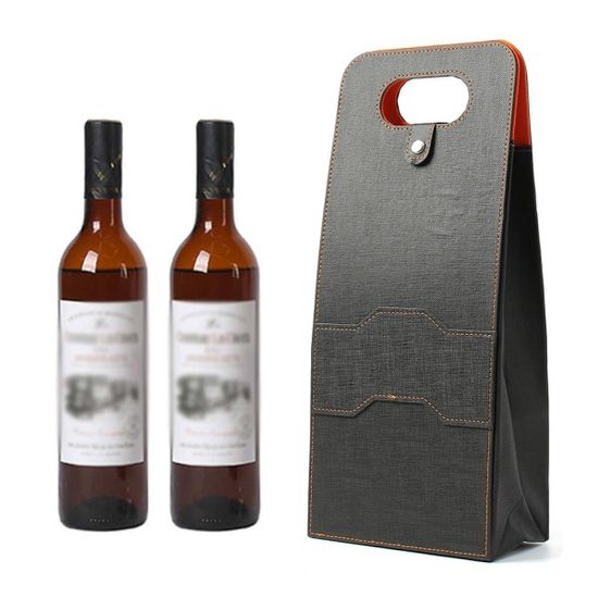 클래식 가죽 와인캐리어 2구 콜키지 캠핑 와인백