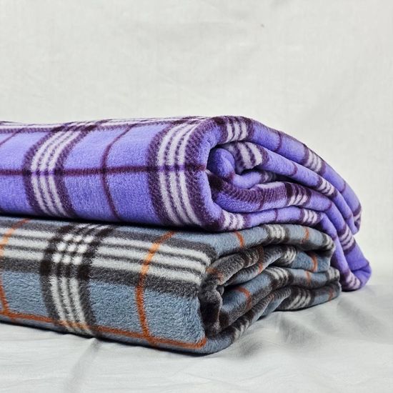 20000 체크왕담요(SP)-그레이