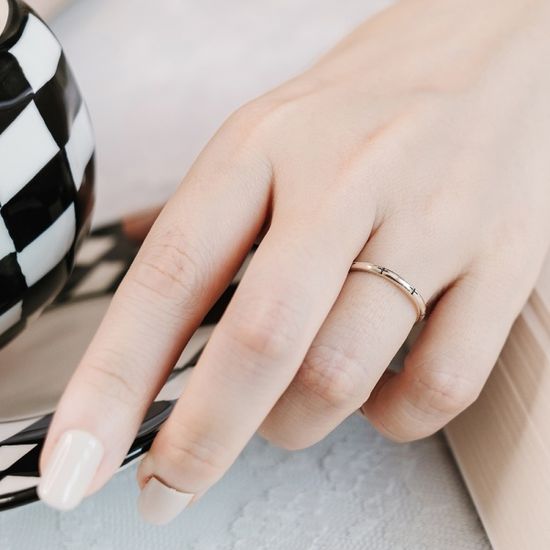 실버925 크로스 유화 반지 블랙십자가