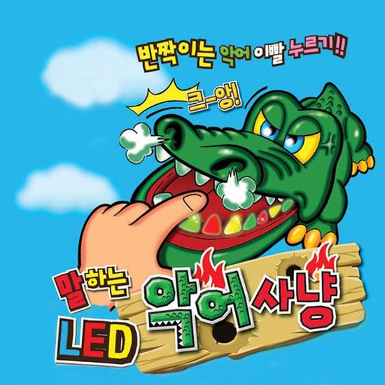 피노키오 말하는 LED 악어사냥 룰렛게임(WDBCA2F)