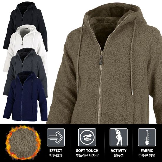 가볍고 따뜻한 후드 양털 플리스(WFFSRU6)