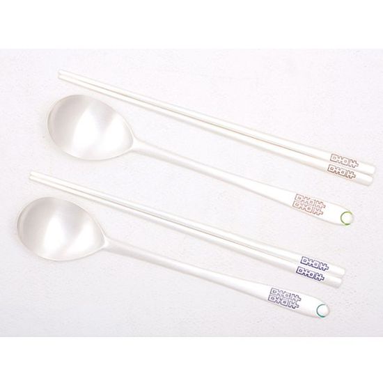 (일성로얄)-전통 백동은수저 2벌-1075_B
