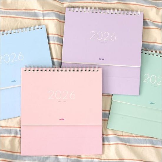 핑크풋 봉주르2026탁상달력