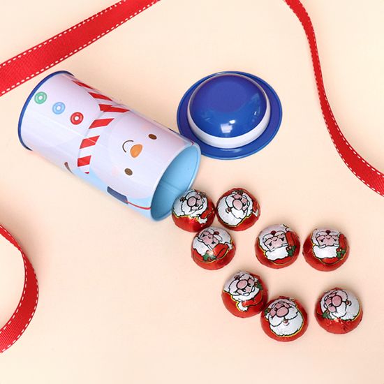 [위니비니] 크리스마스 모자 틴SET (눈사람)