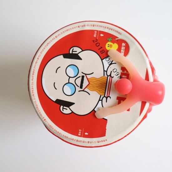 +d Cupmen 컵라면 뚜껑 홀더