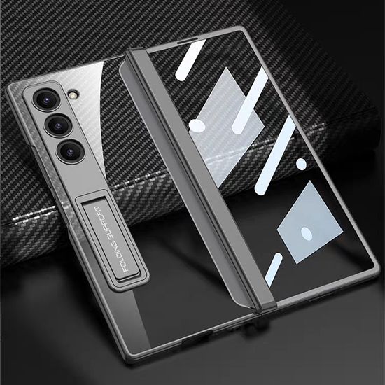 갤럭시 z폴드 7 6 마그네틱 힌지 풀커버 투명 케이스