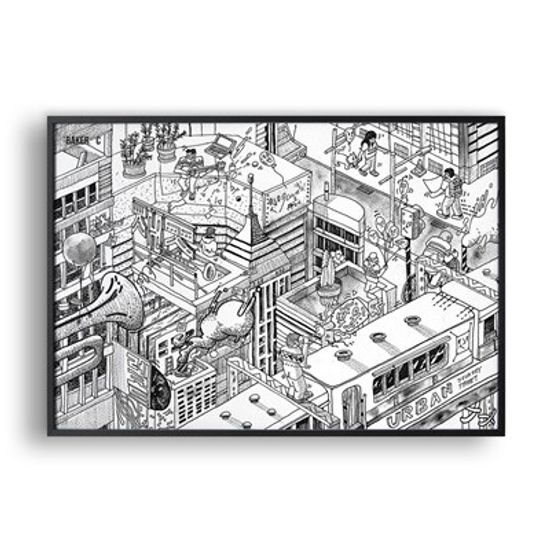 Urbanjazz (Sketch) / 일러스트 액자