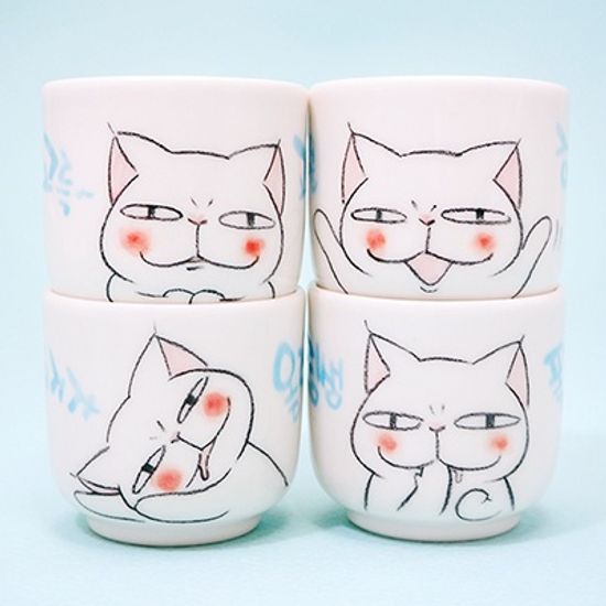 까도냥 4인 주병 SET