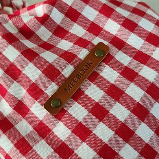 레드체크 파우치 캐쥬얼백