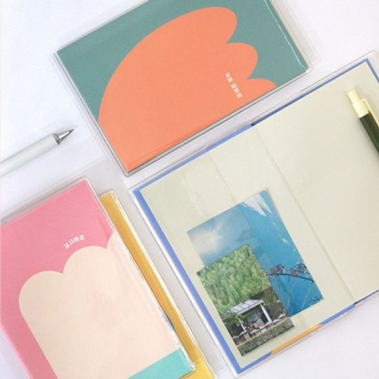 자문자답 감사/칭찬/꿈/걱정 노트 전용 커버(PVC)