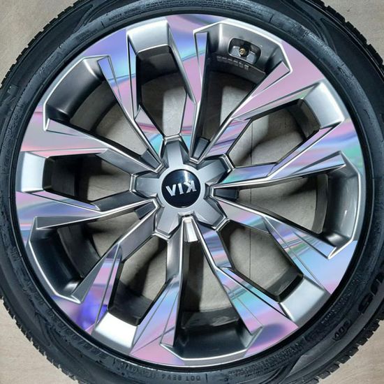 홀로그램 휠스티커 쏘렌토MQ4 20인치,휠4짝분