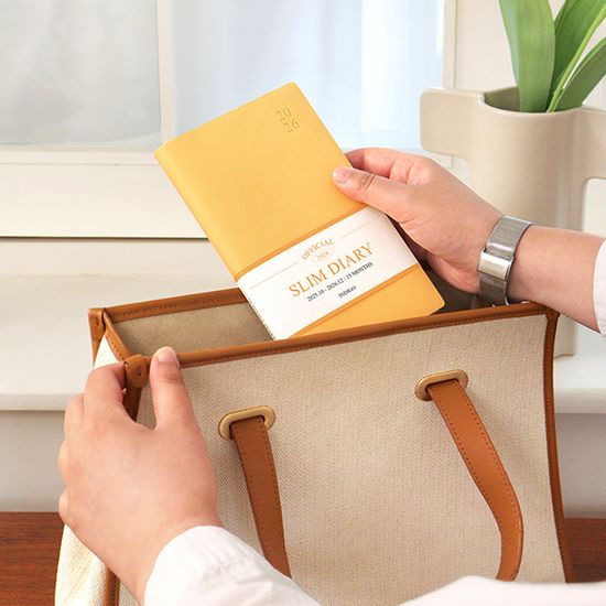 2026 오피셜 슬림 먼슬리 다이어리