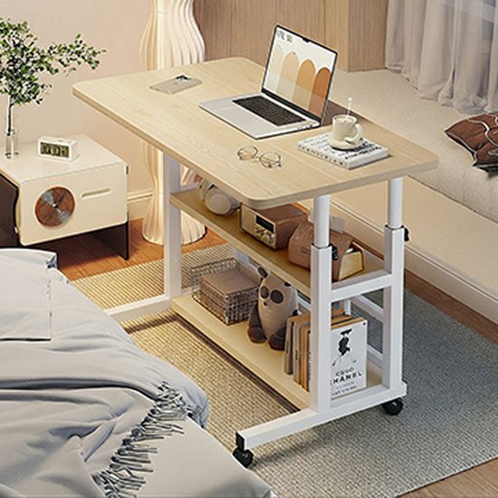 [퓨핸] 높이조절 이동식 사이드 테이블 1인 간이 책상