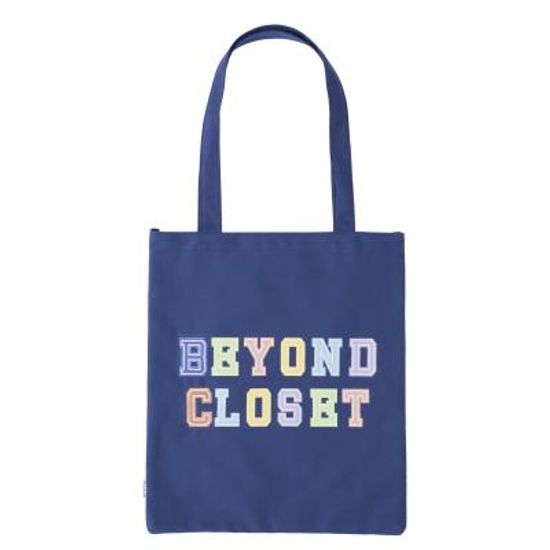 [비욘드클로젯] NEW BC PREPPY LOGO ECO BAG NAVY