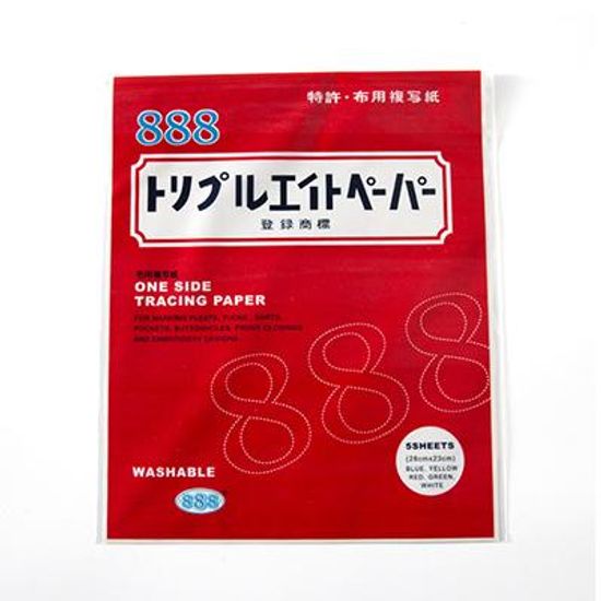 101도 트레이싱페이퍼 프랑스자수 원단용 먹지 5p set