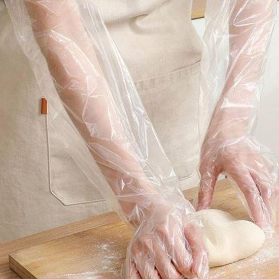 팔꿈치까지 가리는 롱 다용도 장갑 3팩